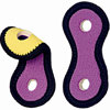 Innovative Scuba Neoprene Snorkel Keeper Purple/Neon Yellow